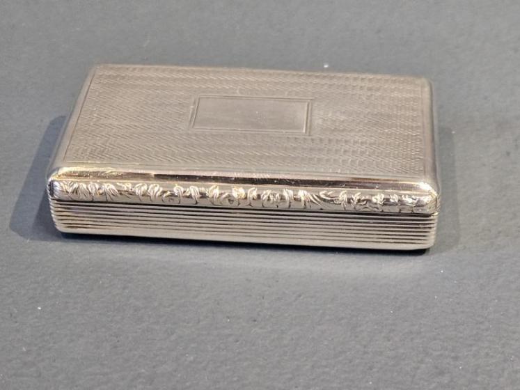 Immaculate Large Georgian Silver Snuff Box - Image 5