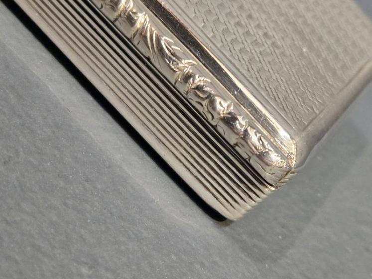 Immaculate Large Georgian Silver Snuff Box - Image 6