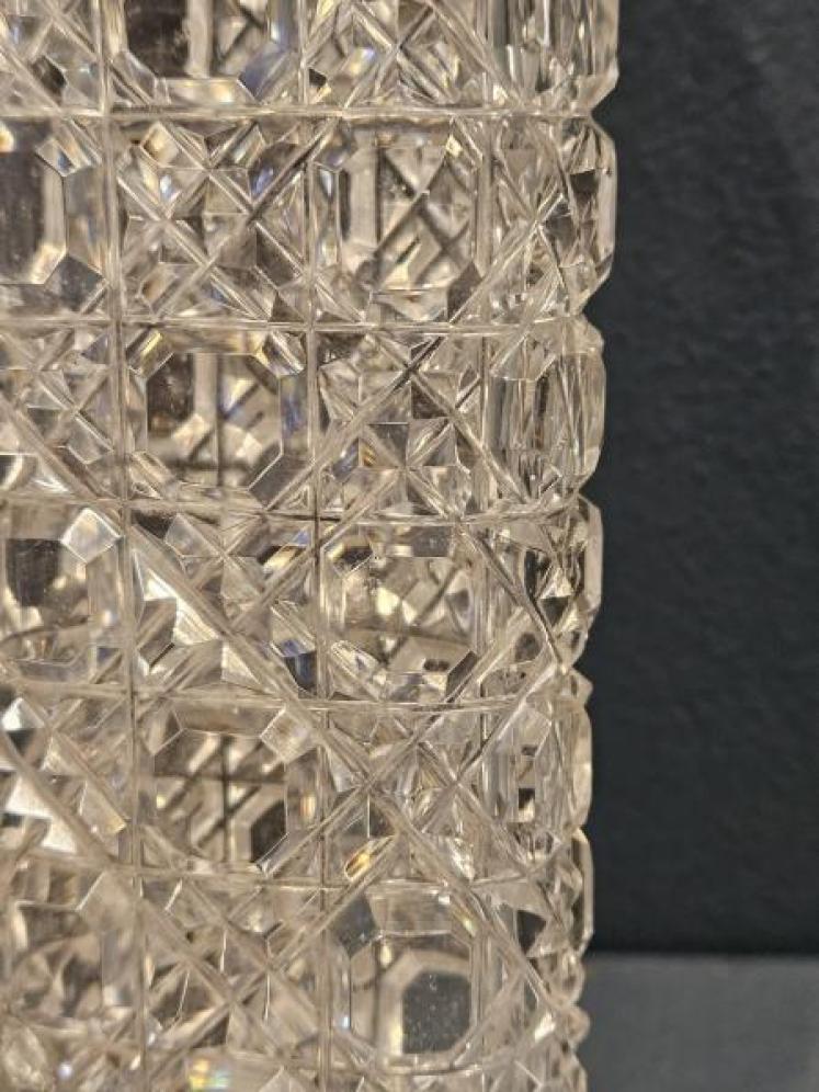 Victorian Cut Crystal and Sliver Scent Flask - Image 4