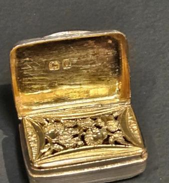 George III Silver Vinaigrette 