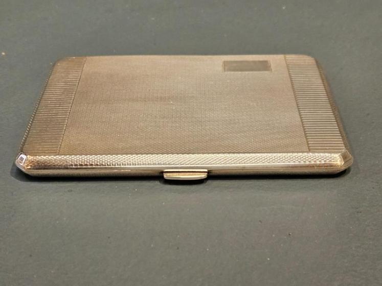 5.5 Troy Oz George V Silver Cigarette Case - Image 2