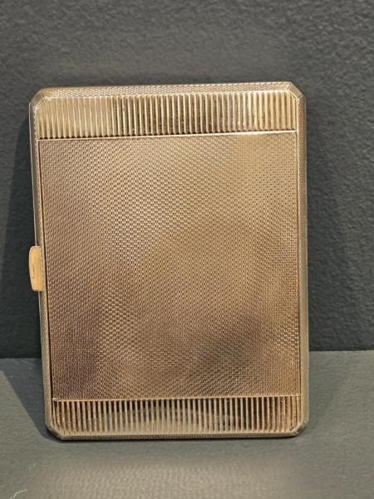 5.5 Troy Oz George V Silver Cigarette Case - Image 3