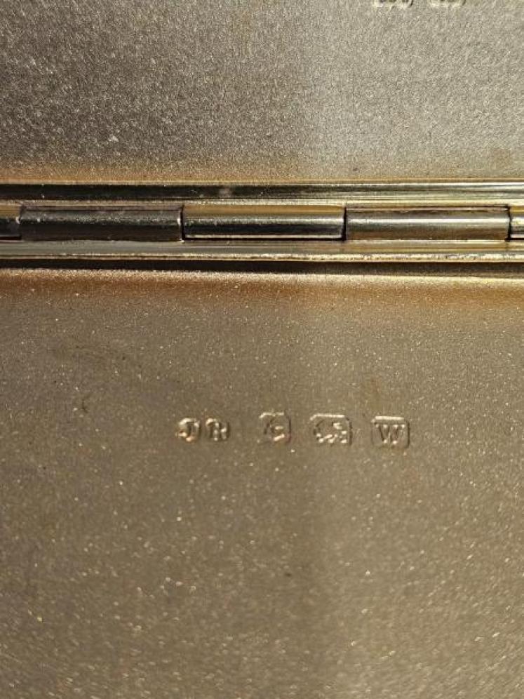 5.5 Troy Oz George V Silver Cigarette Case - Image 5