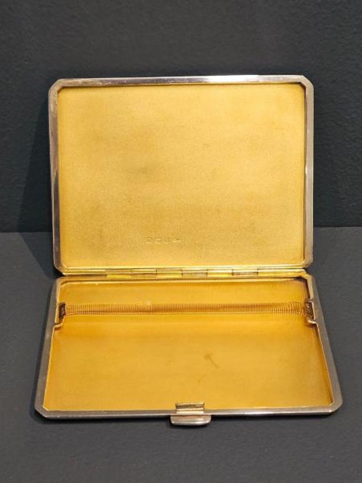 5.5 Troy Oz George V Silver Cigarette Case - Image 6