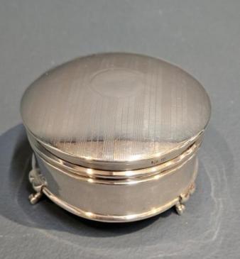 Sampson and Mordan Silver Trinket Box