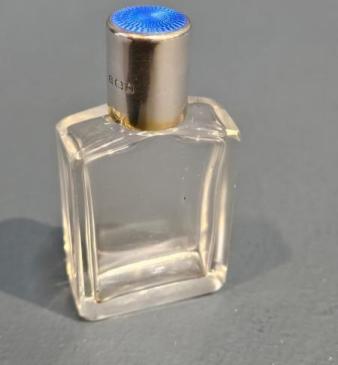 Small Silver and Enamel Scent Bottle