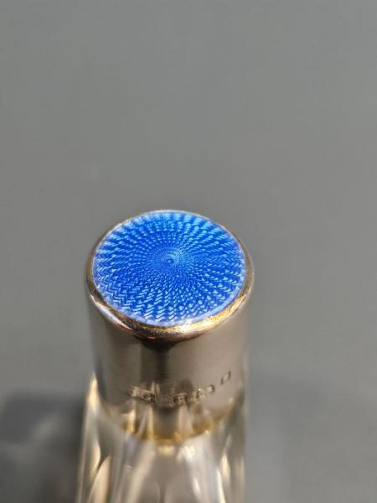 Small Silver and Enamel Scent Bottle - Image 3