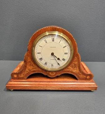 Edwardian Inlaid Mantel Clock