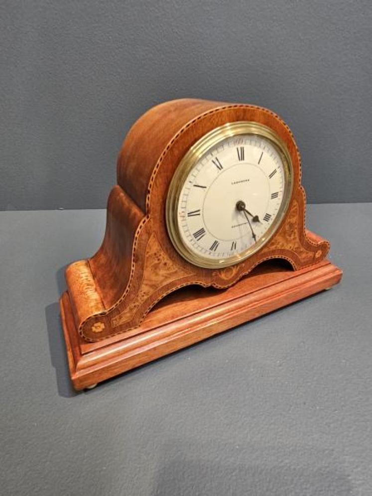 Edwardian Inlaid Mantel Clock - Image 5