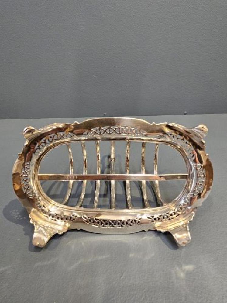 Large Victorian Silver 11 Troy Oz Toast Rack - Image 7