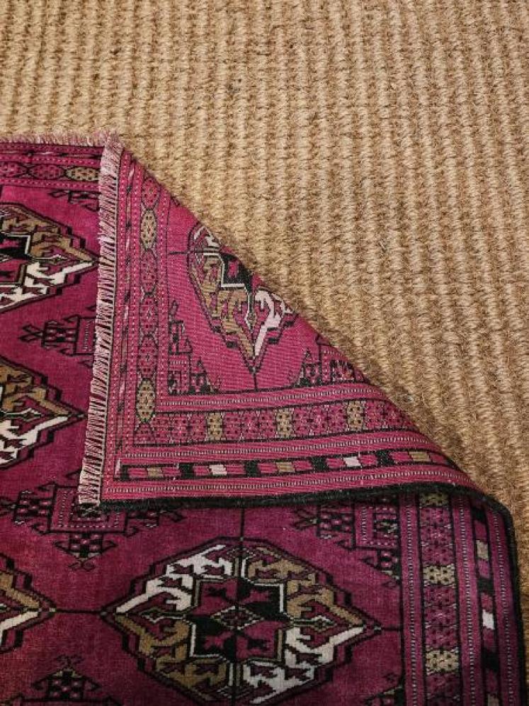 Fine Quality Persian Turkmen Pure Wool Rug - Image 4