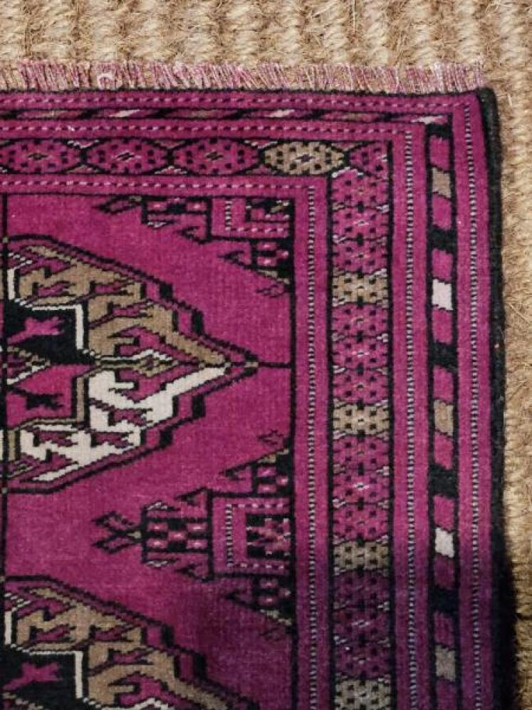 Fine Quality Persian Turkmen Pure Wool Rug - Image 5