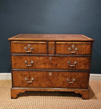 Superb George III Burr Ash Chest of Drawers
