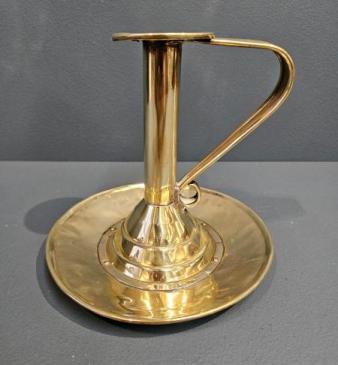 Arts and Crafts Brass Chamber Stick