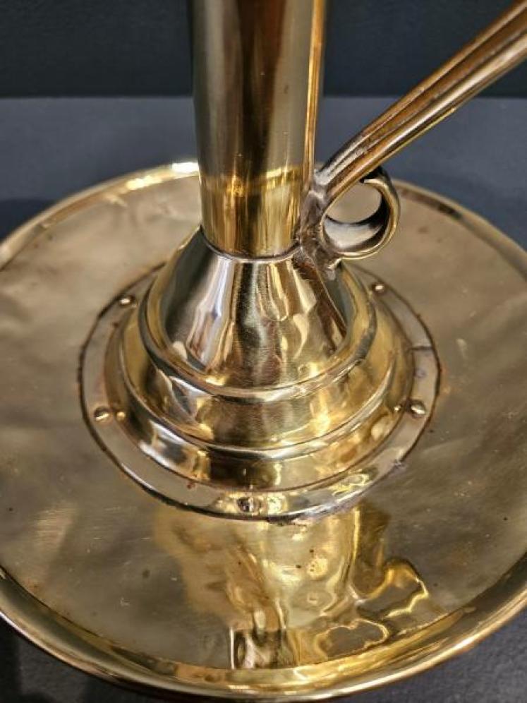 Arts and Crafts Brass Chamber Stick - Image 2