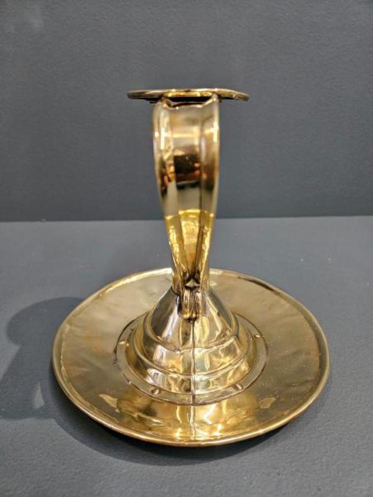 Arts and Crafts Brass Chamber Stick - Image 7