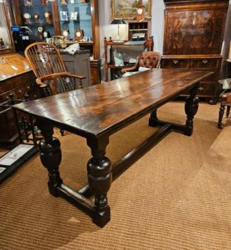 Georgian Oak Refectory Table