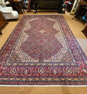 Superb 12' x 9' Persian Pure Wool Rug 