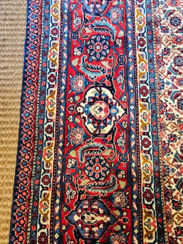 Superb 12' x 9' Persian Pure Wool Rug  - Image 2