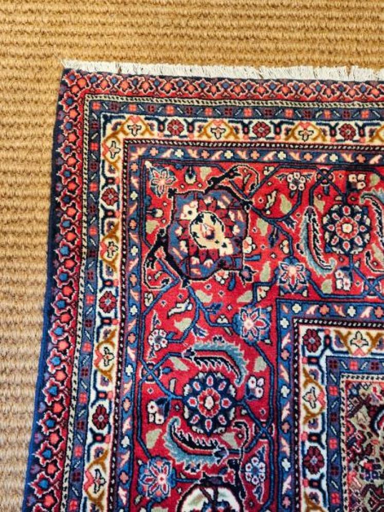 Superb 12' x 9' Persian Pure Wool Rug  - Image 4