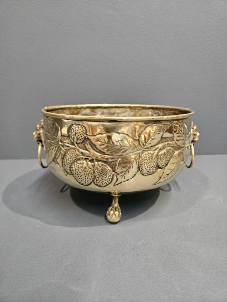 Victorian Brass Planter - Image 1