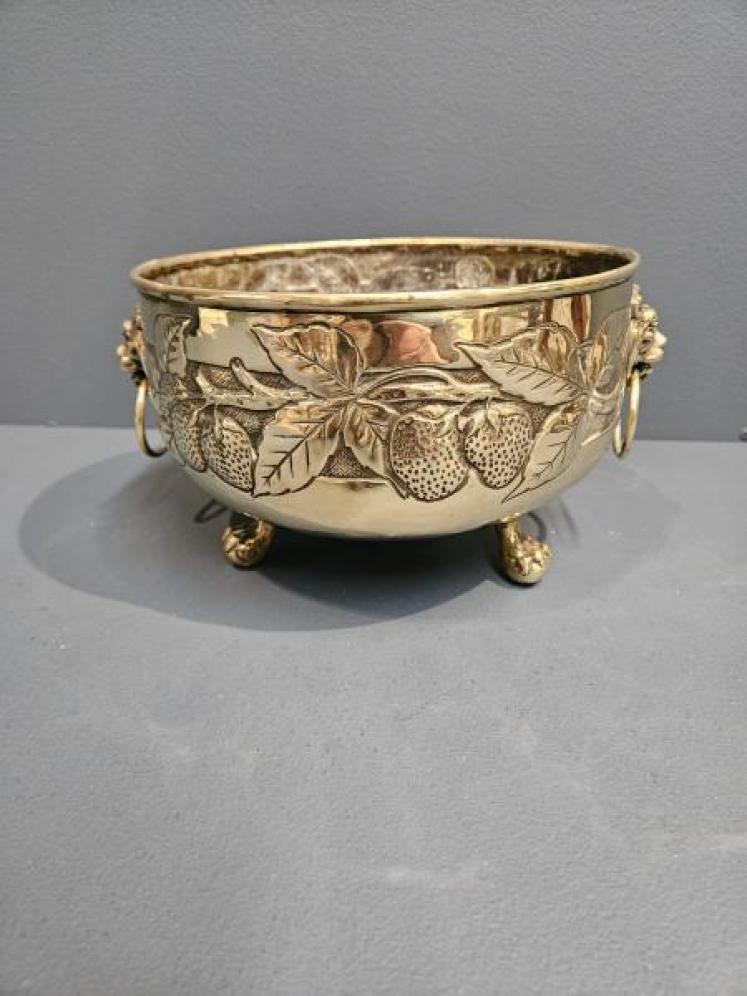 Victorian Brass Planter - Image 2