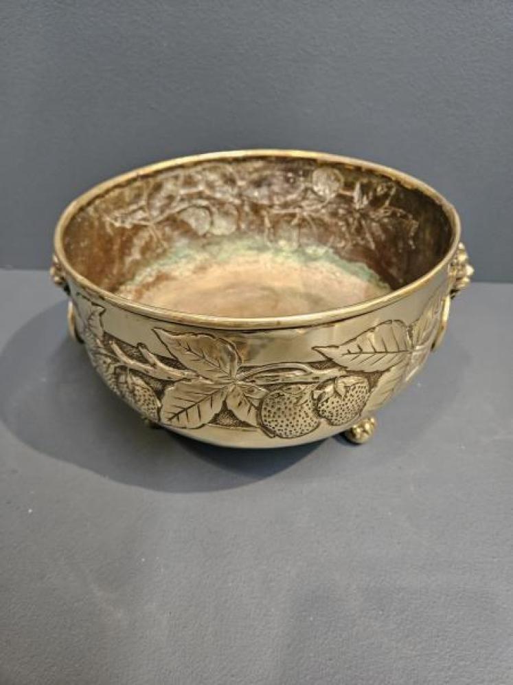 Victorian Brass Planter - Image 3