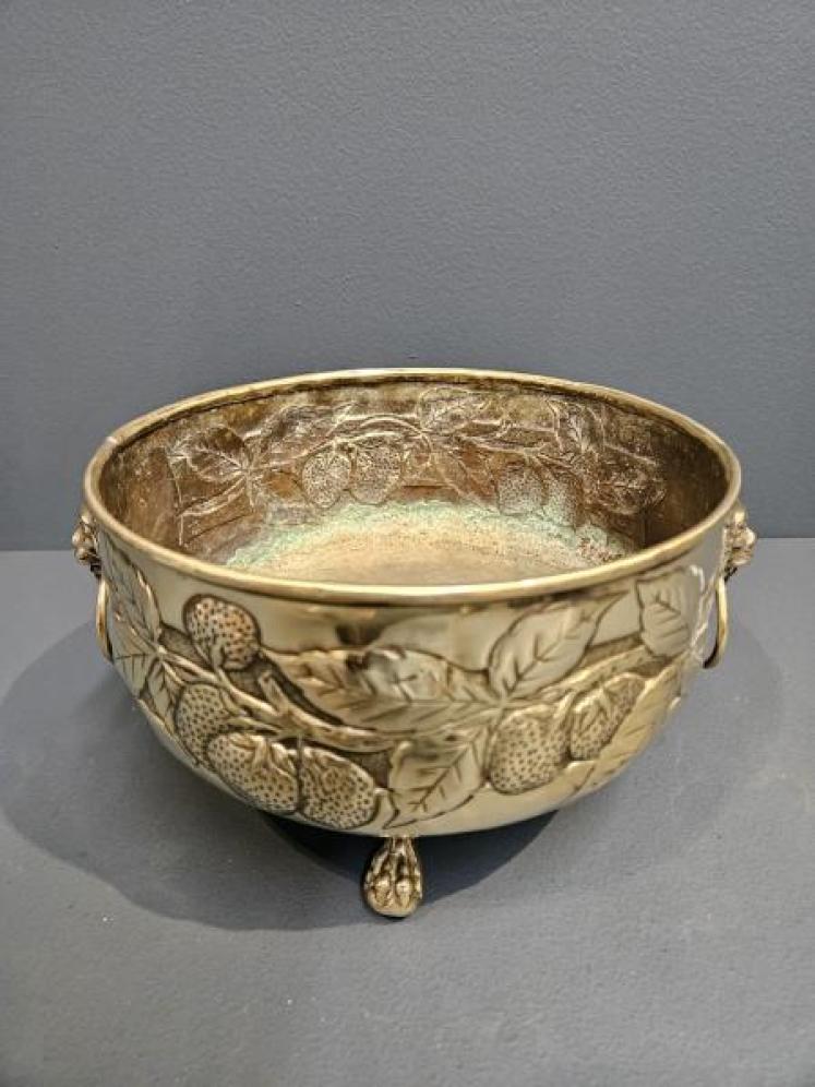 Victorian Brass Planter - Image 5