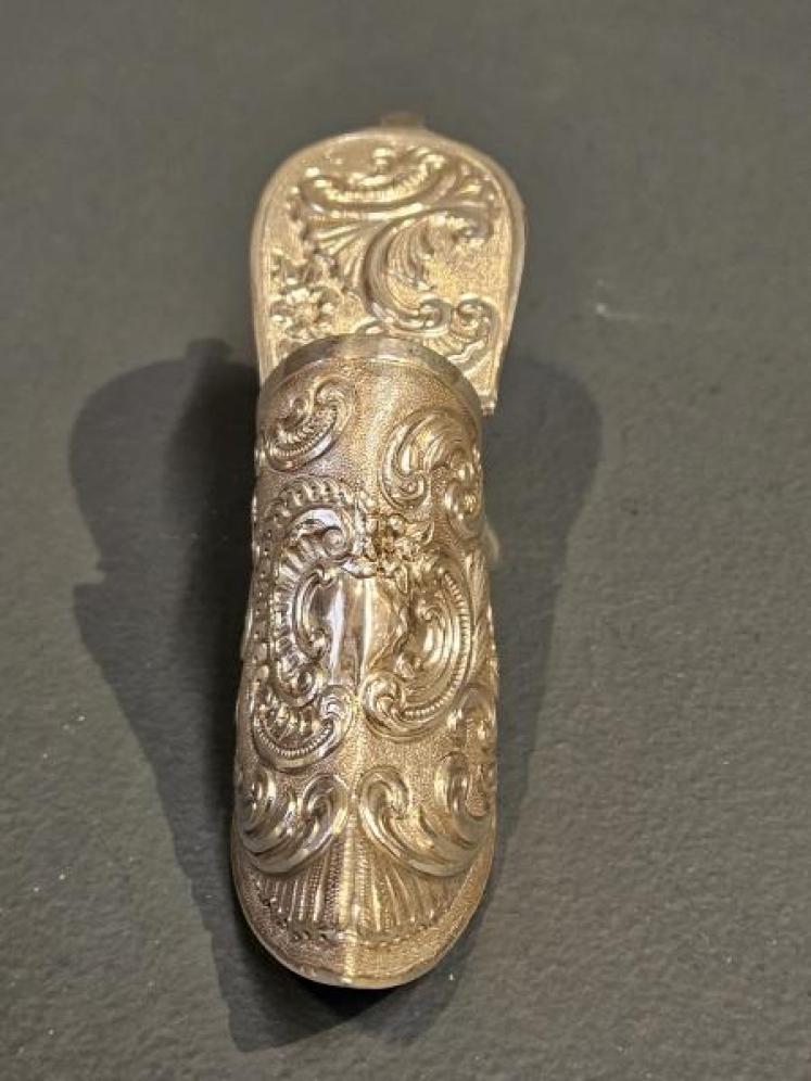 Victorian Silver Shoe Trinket Box - Image 6