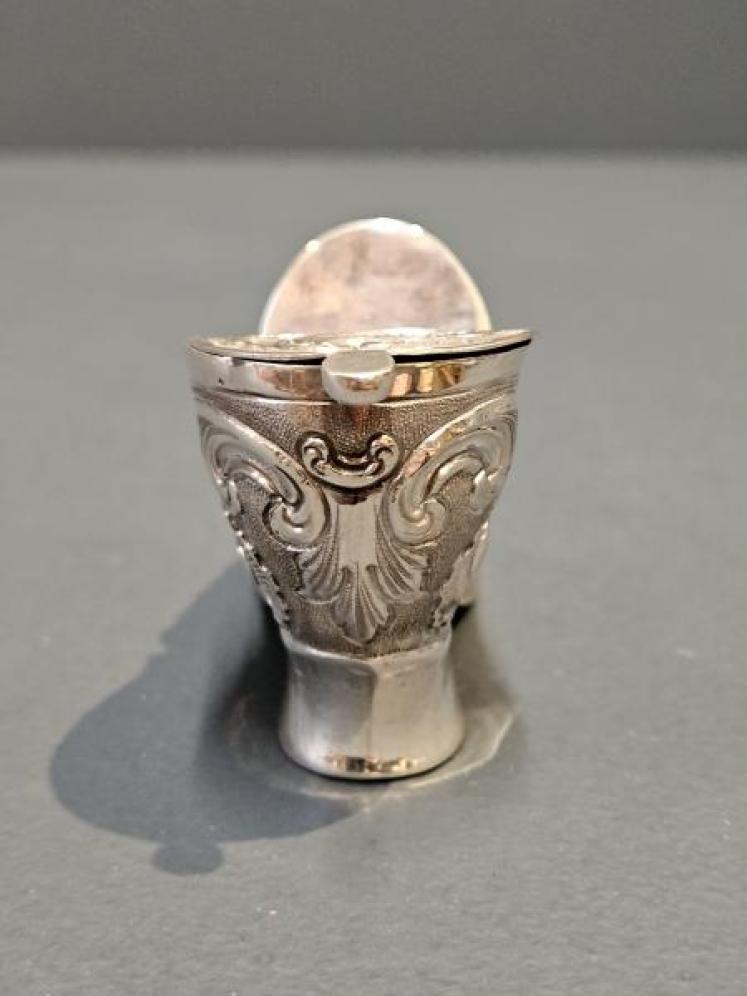 Victorian Silver Shoe Trinket Box - Image 7