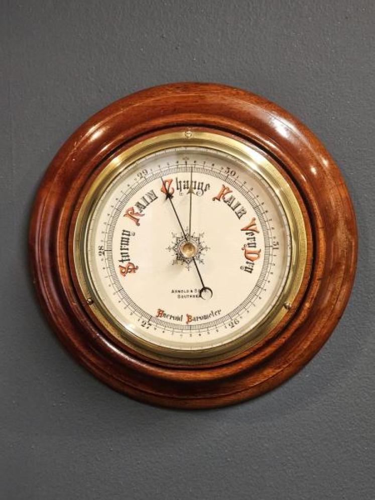 Victorian Mahogany Cased Barometer - Image 1