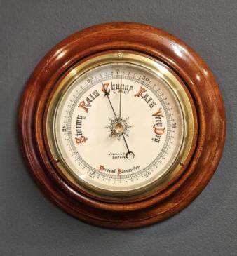 Victorian Mahogany Cased Barometer