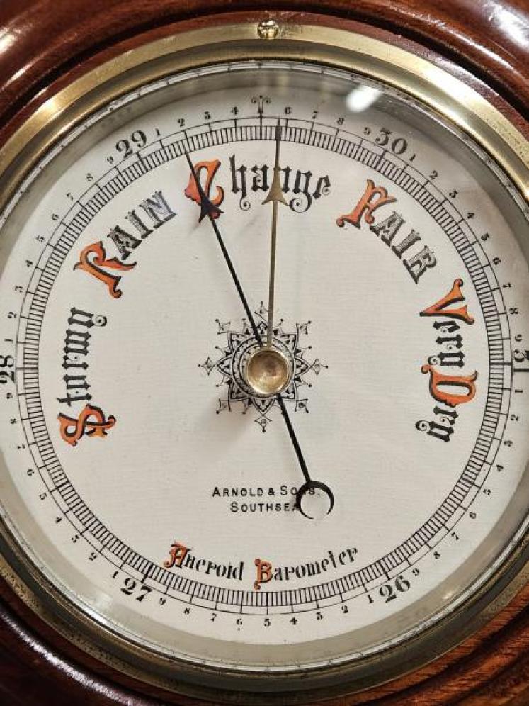 Victorian Mahogany Cased Barometer - Image 2