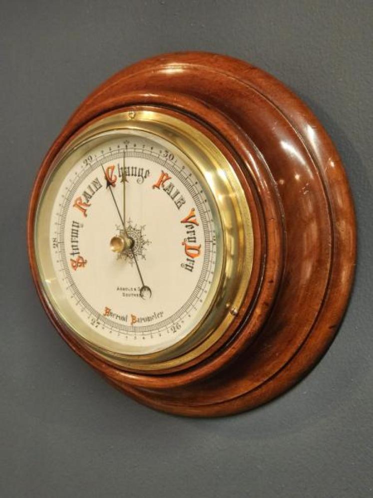 Victorian Mahogany Cased Barometer - Image 3