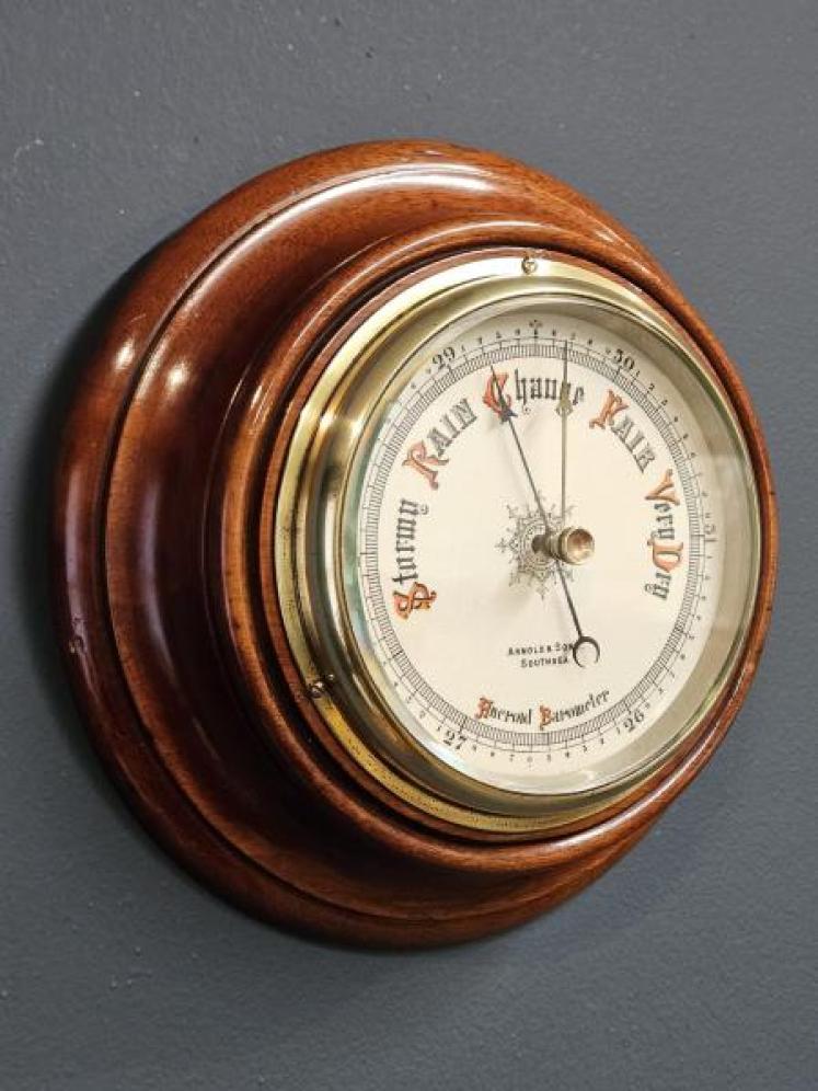 Victorian Mahogany Cased Barometer - Image 4