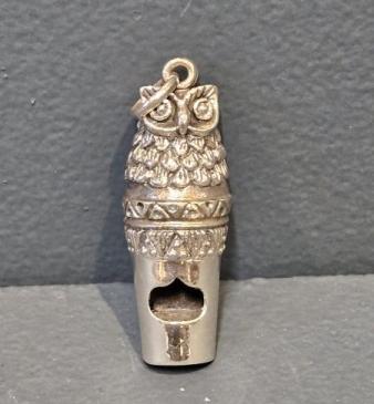 Silver Owl Whistle