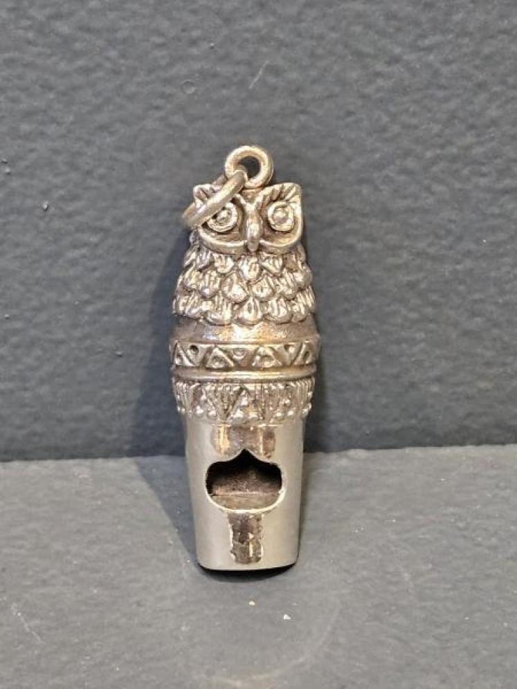 Silver Owl Whistle - Image 1