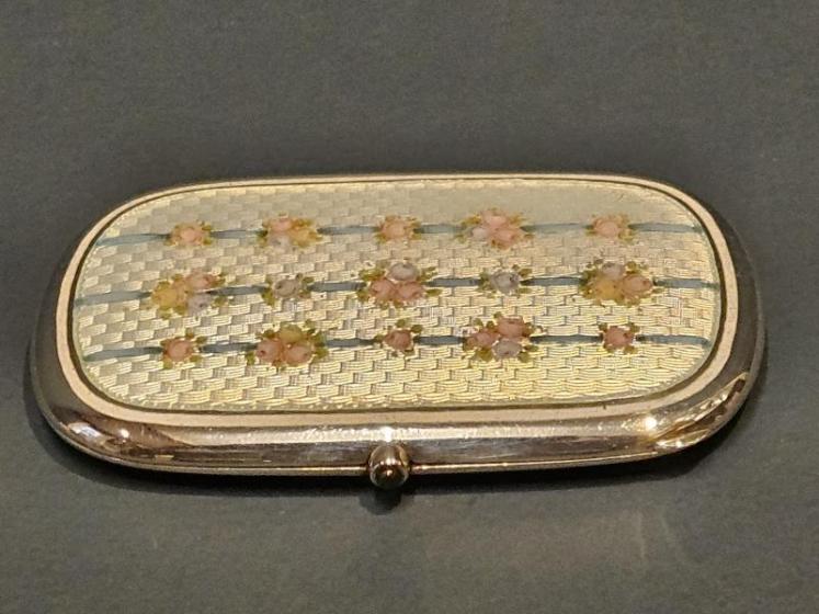 Outstanding Quality Edwardian Silver and Enamel Cheroot Case - Image 1