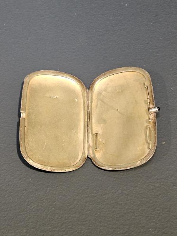 Outstanding Quality Edwardian Silver and Enamel Cheroot Case - Image 6