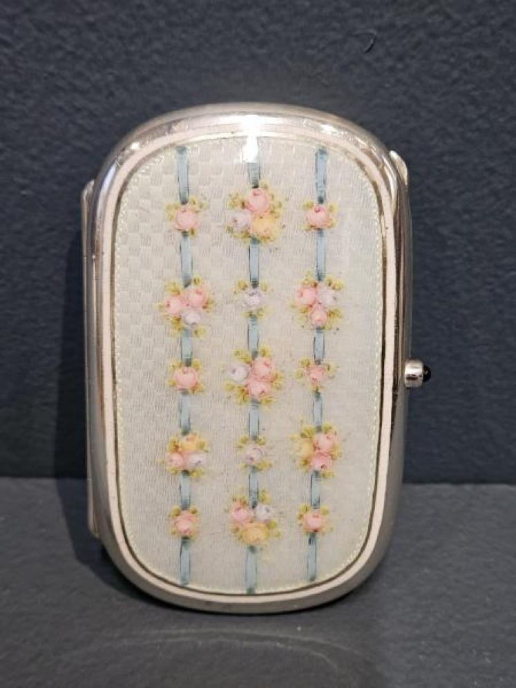 Outstanding Quality Edwardian Silver and Enamel Cheroot Case - Image 7