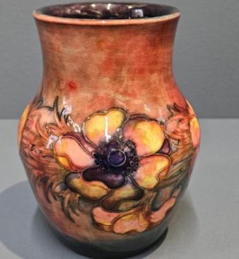 Early Moorcroft Anemone Flambe Vase