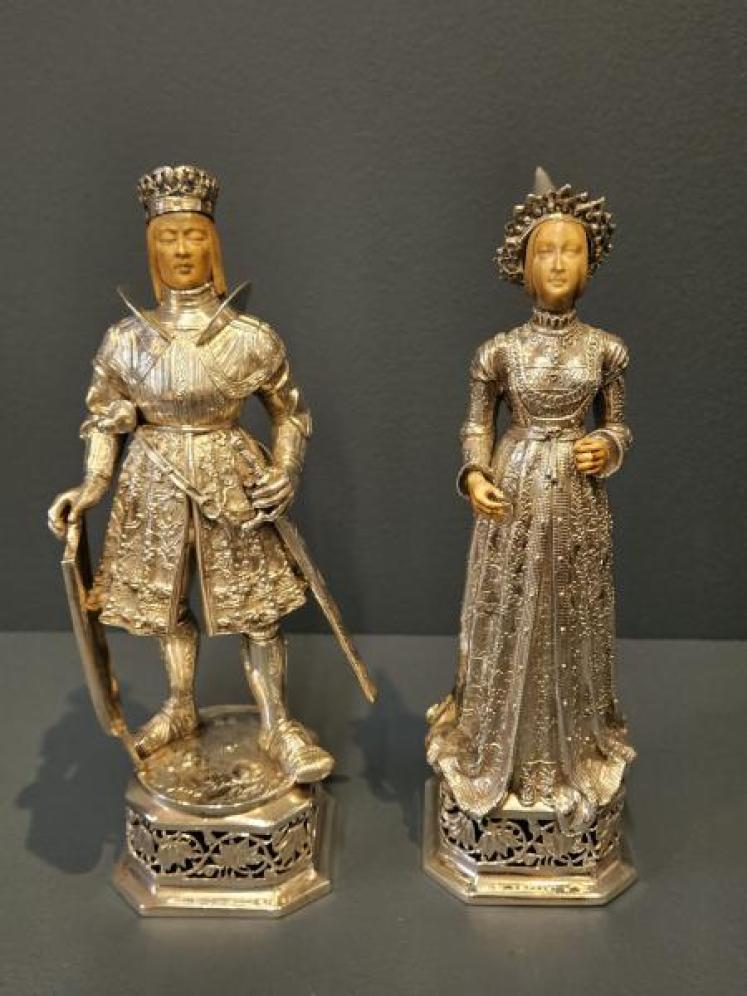 Hanau Silver Habsburg Monarchy King and Queen - Image 1