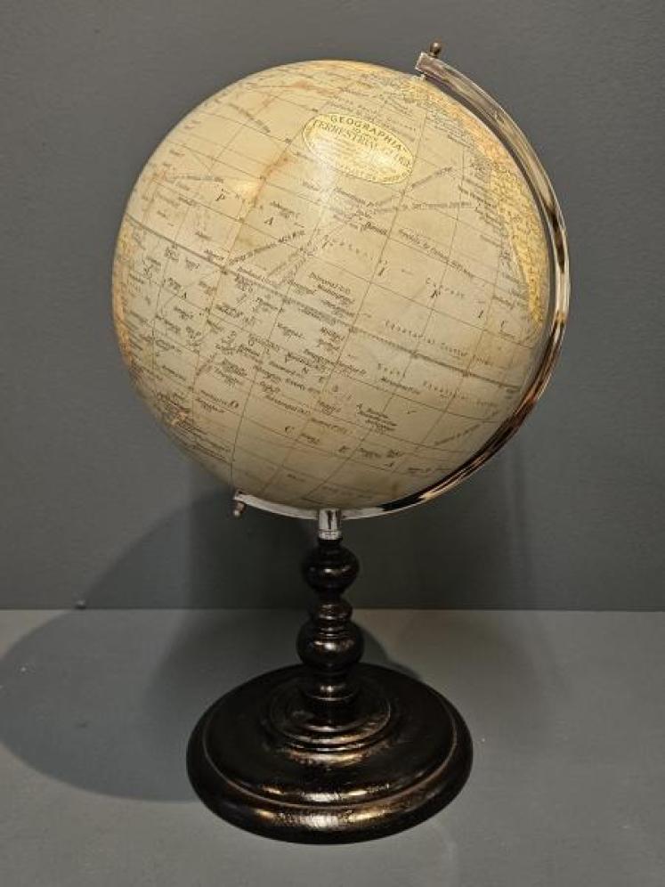 10" Geographia Paper Mache Globe - Image 4