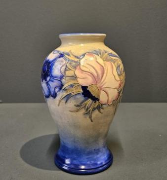Early Anemone Salt Glazed Vase