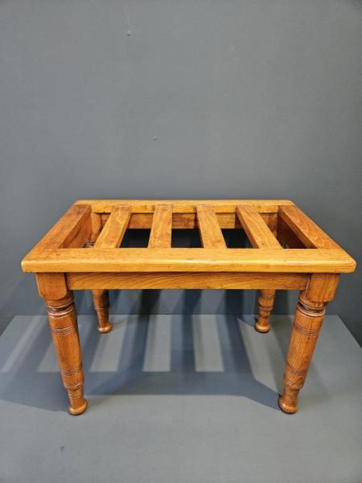 Substantial Victorian Ash Luggage Stand  - Image 1