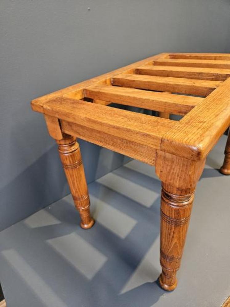 Substantial Victorian Ash Luggage Stand  - Image 3