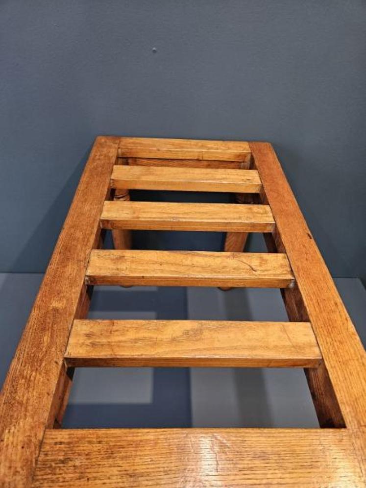 Substantial Victorian Ash Luggage Stand  - Image 5