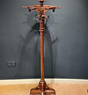 Outstanding Quality Victorian Mahogany Country House Hat and Coat Stand 