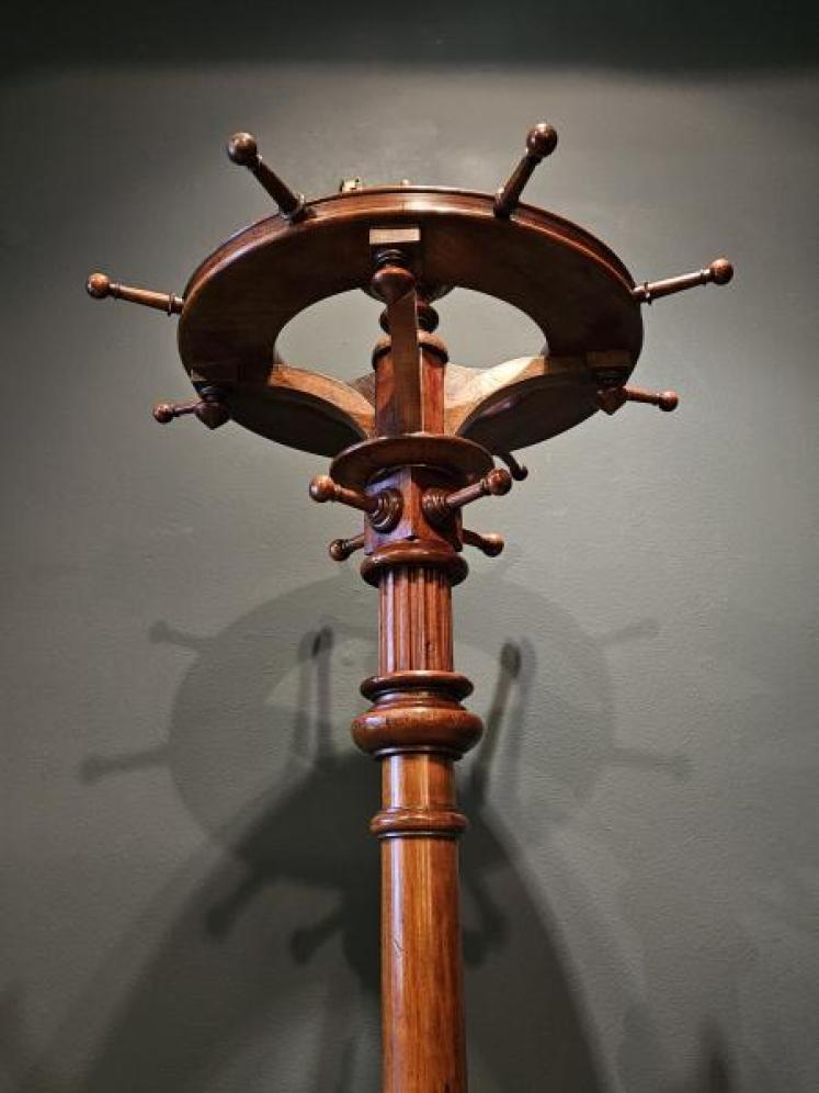 Outstanding Quality Victorian Mahogany Country House Hat and Coat Stand  - Image 3