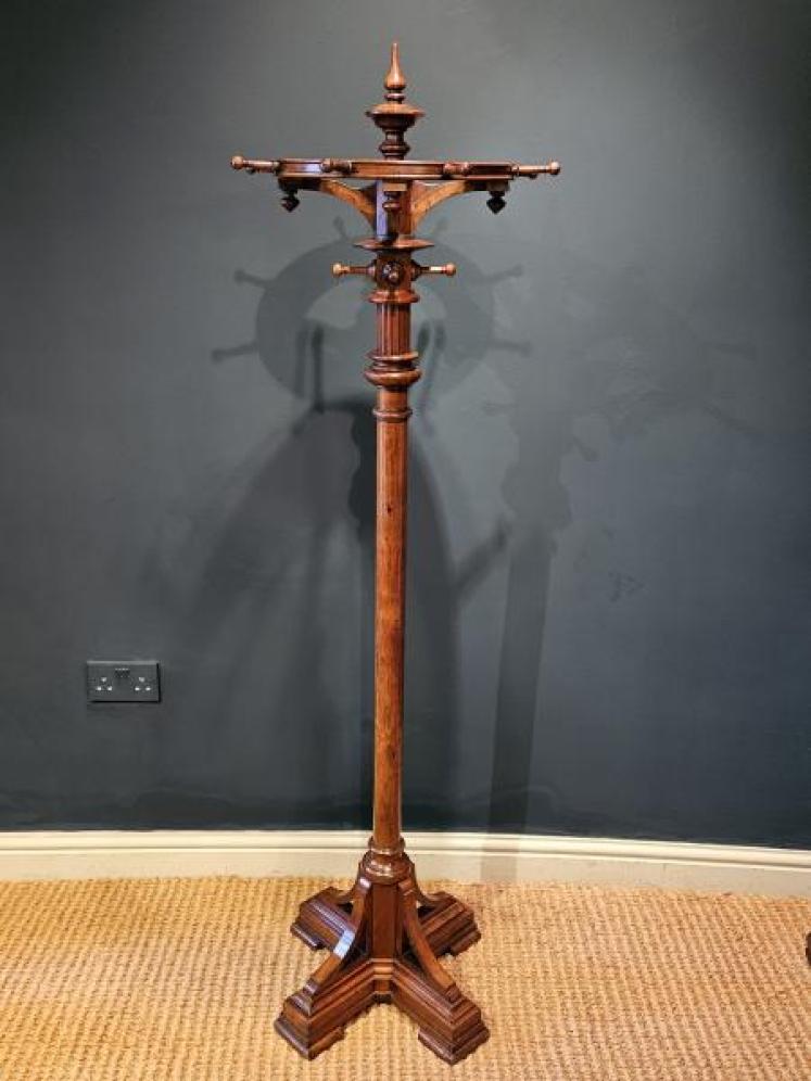 Outstanding Quality Victorian Mahogany Country House Hat and Coat Stand  - Image 7